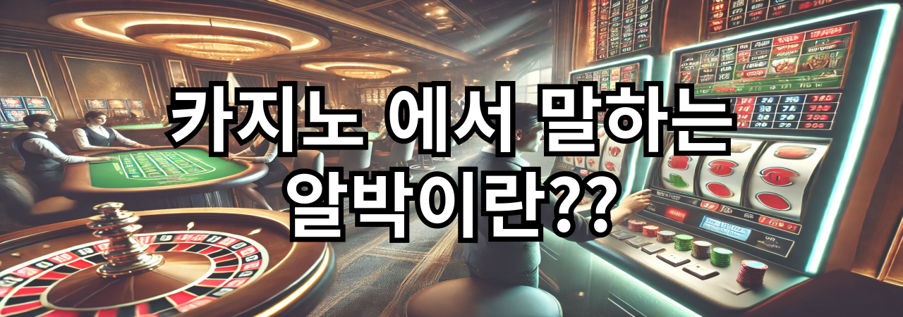 카지노에서 말하는 알박이란??