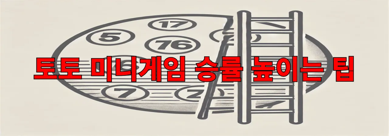 토토 미니게임 승률 높이는 5가지 팁