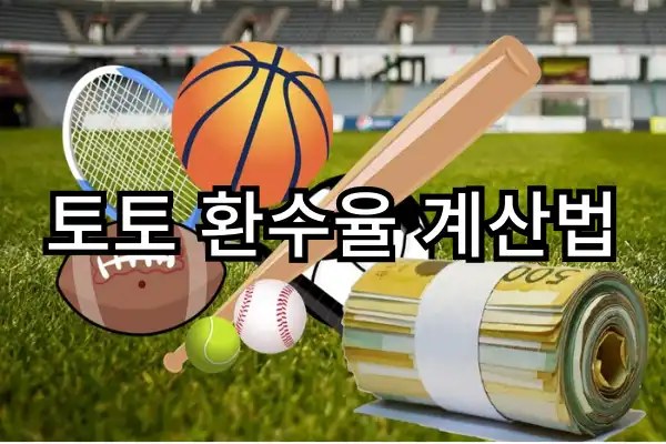 토토 환수율 계산법