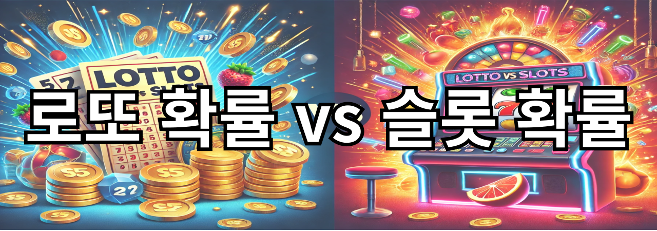 로또 확률 vs 카지노 슬롯 확률